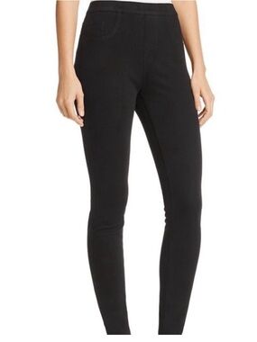 Spanx Black Denim Jeanish Pull On Leggings XL